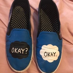 The fault in our stars hand painted shoes